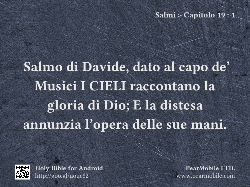 Salmi, Capitolo 19:1